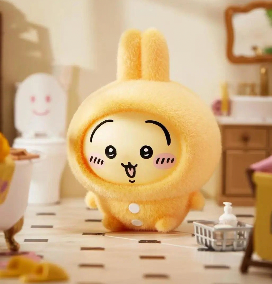 Chiikawa Figure "Pajama Party Face-changing"-zoom-4