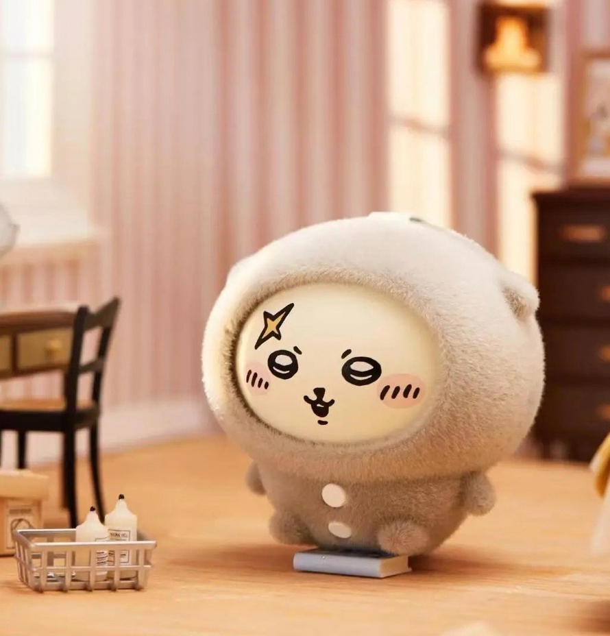 Chiikawa Figure "Pajama Party Face-changing"-zoom-7