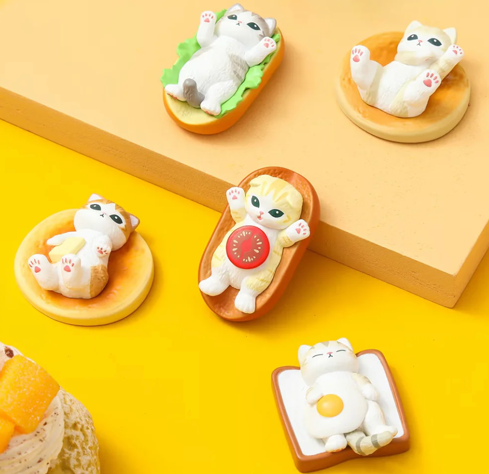Mofusand "Love Dessert" 4 Mini Figuras-zoom-4