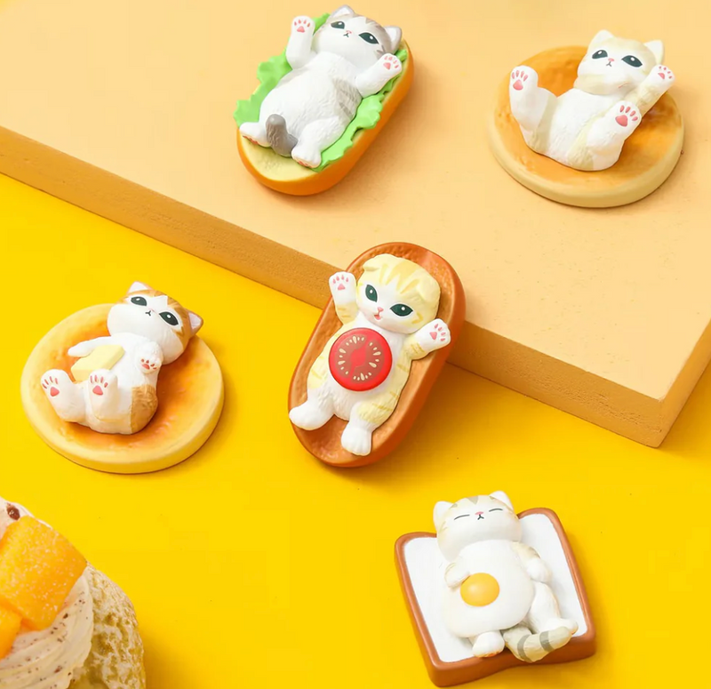Mofusand "Love Dessert" 4 Mini Figuras-zoom-