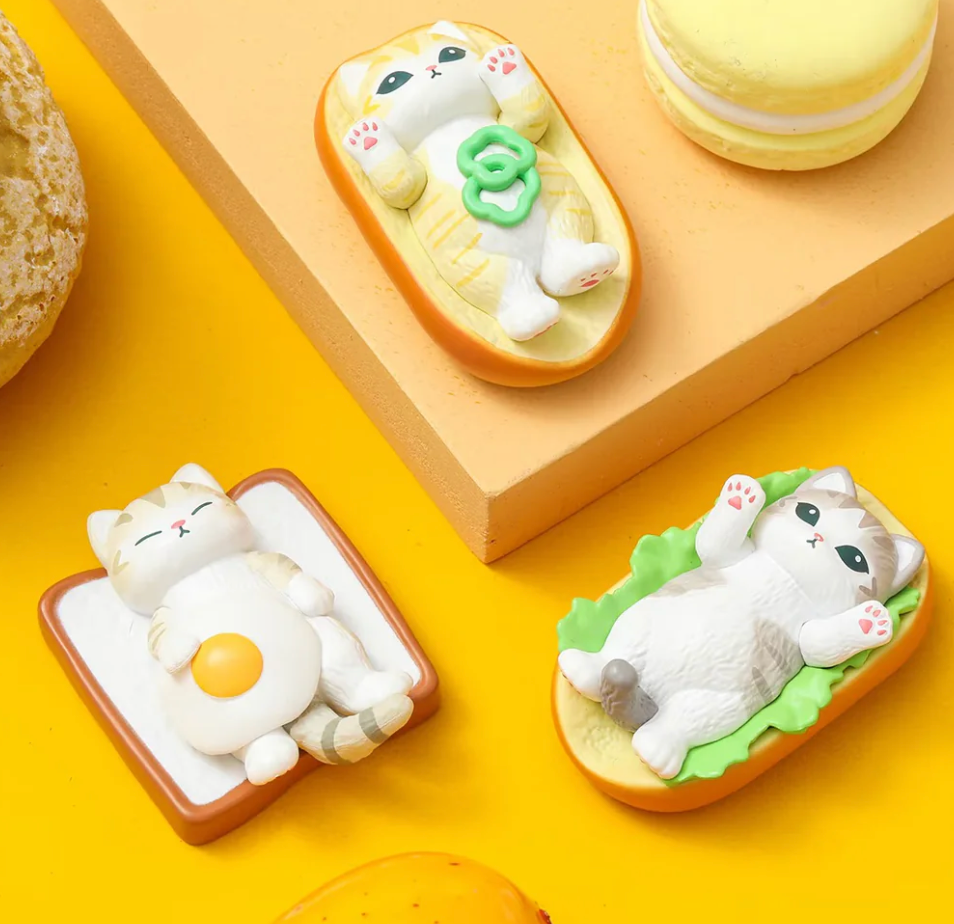 Mofusand "Love Dessert" 4 Mini Figuras-zoom-5