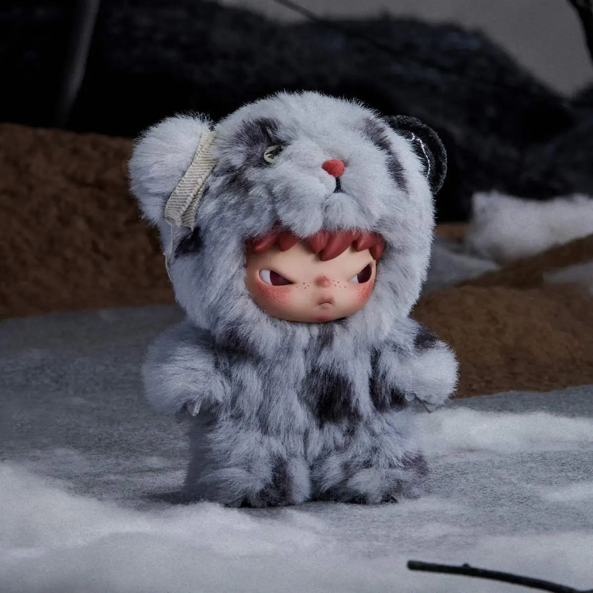 Hirono “Road Journal” Plush Keychain