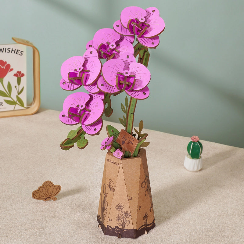 Rowood "Flower Purple Moth Orchid"-zoom-