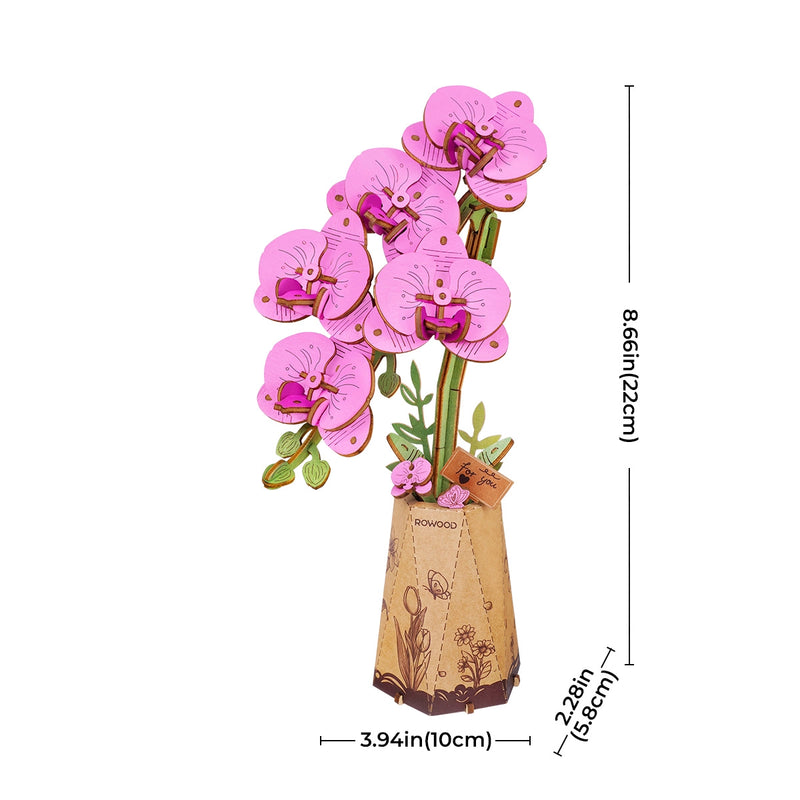 Rowood "Flower Purple Moth Orchid"-zoom-