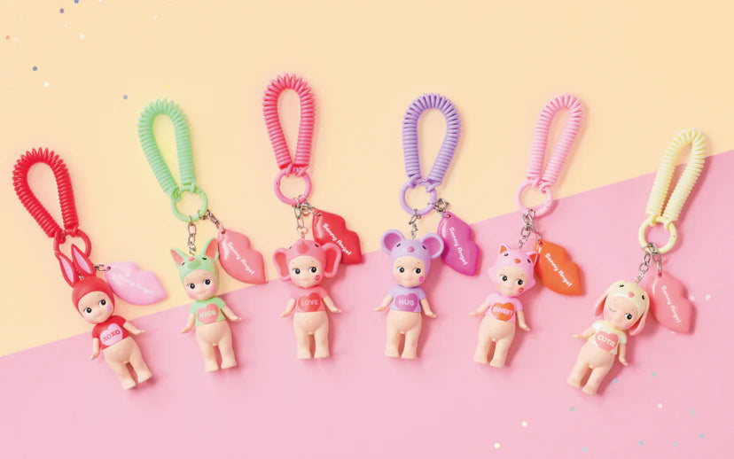 Sonny Angel Keychain "Kiss Kiss"