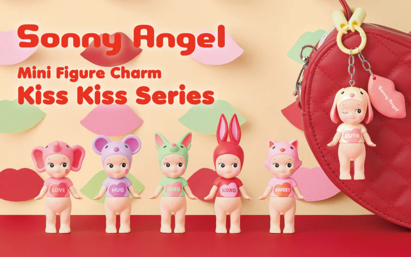 Sonny Angel Keychain "Kiss Kiss"-zoom-